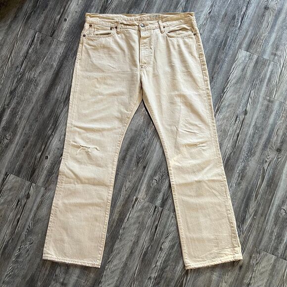 Polo ralph lauren bootcut jeans natural denim 36x30 - Picture 1 of 12